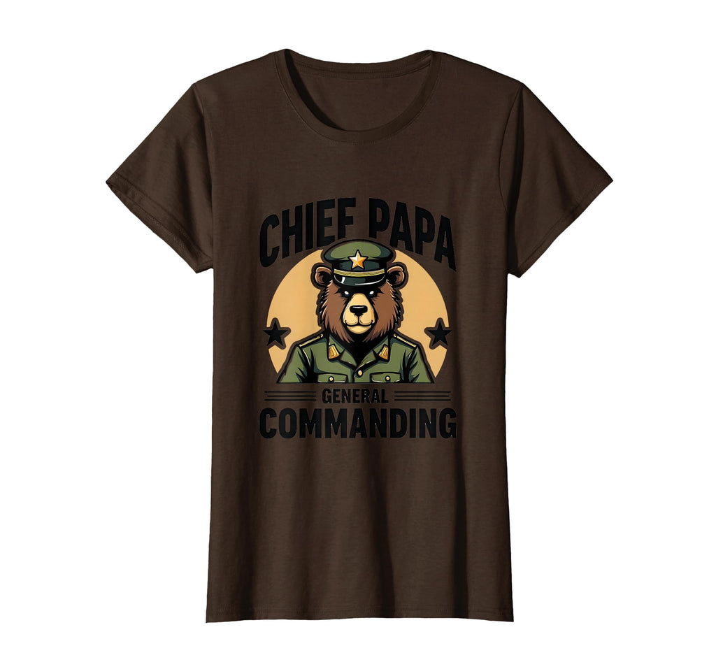 Chief Papa General Commanding T-Shirt - Casual Everyday Wear for Adults - T-Shirt, Sweatshirt, Hoodie