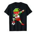 Soccer Dabbing Elf Squad Iran T-Shirt - Minimalist Print Men Women - T-Shirt, Sweatshirt, Hoodie