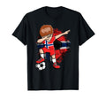 Dabbing Soccer Norway Jersey T-Shirt - Fun Novelty Design for Adults - T-Shirt, Sweatshirt, Hoodie
