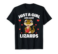 Just Who Loves Lizards Lizard Lovers T-Shirt - Minimalist Print Men Women - T-Shirt, Sweatshirt, Hoodie