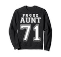 Number 71 Custom Proud Soccer Futbol Sweatshirt - Graphic Print Unisex - T-Shirt, Sweatshirt, Hoodie