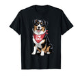 I Love Dad Black Tri Aussie Lover T-Shirt - Minimalist Print Men Women - T-Shirt, Sweatshirt, Hoodie