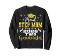 Proud Step Mom Two 2026 Sweatshirt - Aesthetic Graphic for Adults - T-Shirt, Sweatshirt, Hoodie