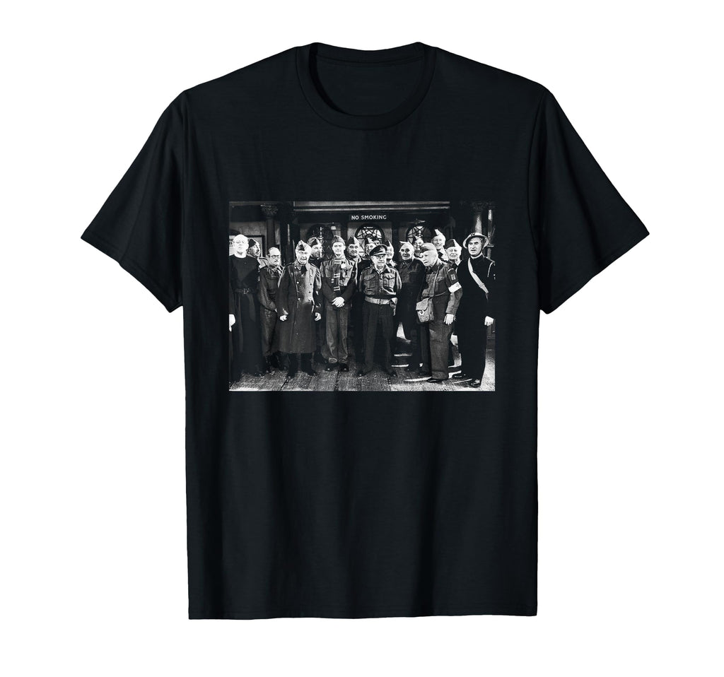Dads Army Tv Series Cast Photo T-Shirt - Minimalist Print Unisex - T-Shirt, Sweatshirt, Hoodie