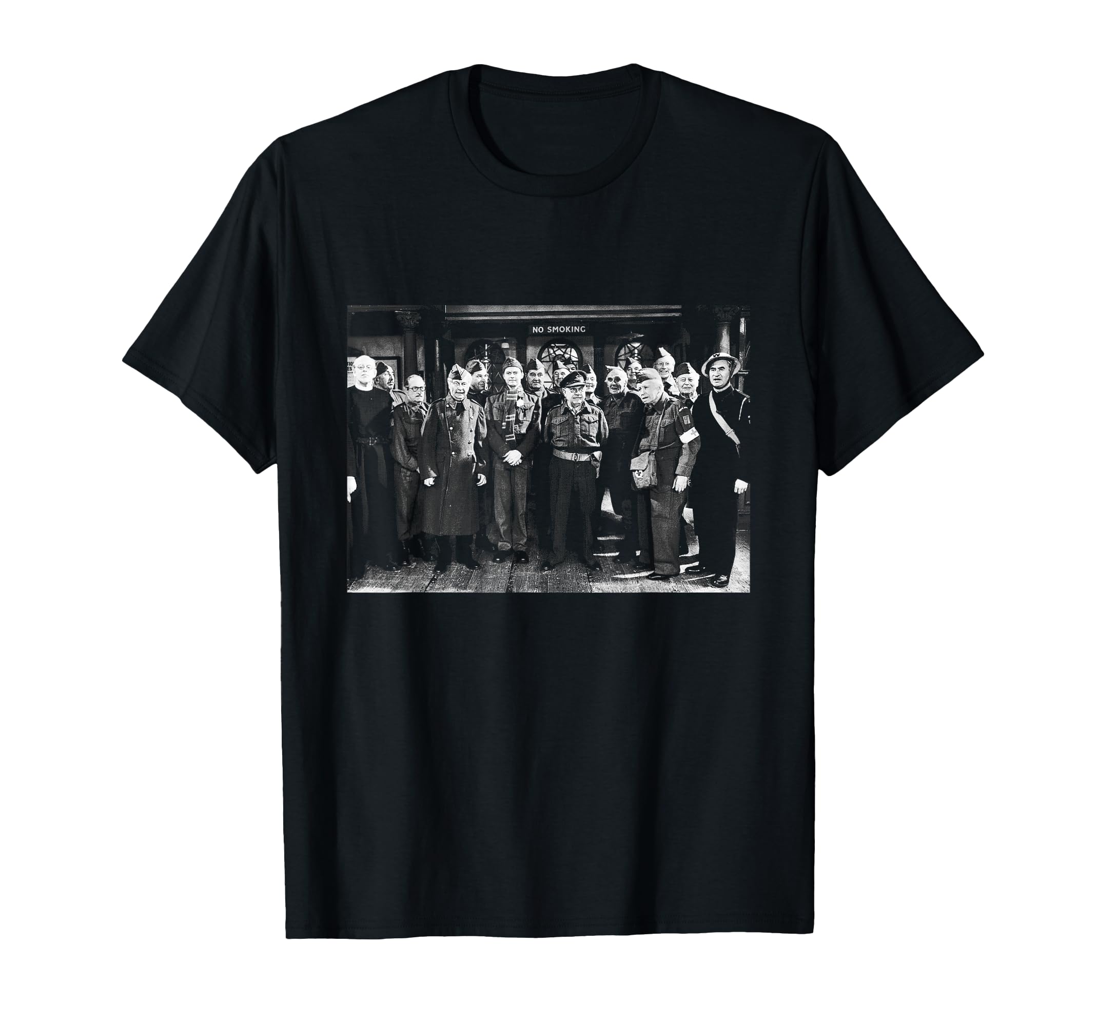 Dads Army Tv Series Cast Photo T-Shirt - Minimalist Print Unisex - T-Shirt, Sweatshirt, Hoodie