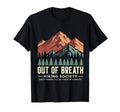 Out Breath Hiking Society Funny T-Shirt - Novelty Apparel for Adults - T-Shirt, Sweatshirt, Hoodie