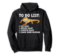To Do List Bearded Dragon Owner Bearded Hoodie - Graphic Print for Adults - T-Shirt, Sweatshirt, Hoodie