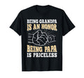 Being Grandpa Is Honor Being T-Shirt - Casual Everyday Wear for Adults - T-Shirt, Sweatshirt, Hoodie