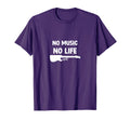No Music No Life Music Lover T-Shirt - Aesthetic Graphic for Adults - T-Shirt, Sweatshirt, Hoodie