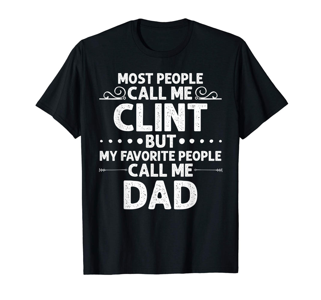 Clint Gift Name Funny Fathers Day T-Shirt - Minimalist Print for Adults - T-Shirt, Sweatshirt, Hoodie