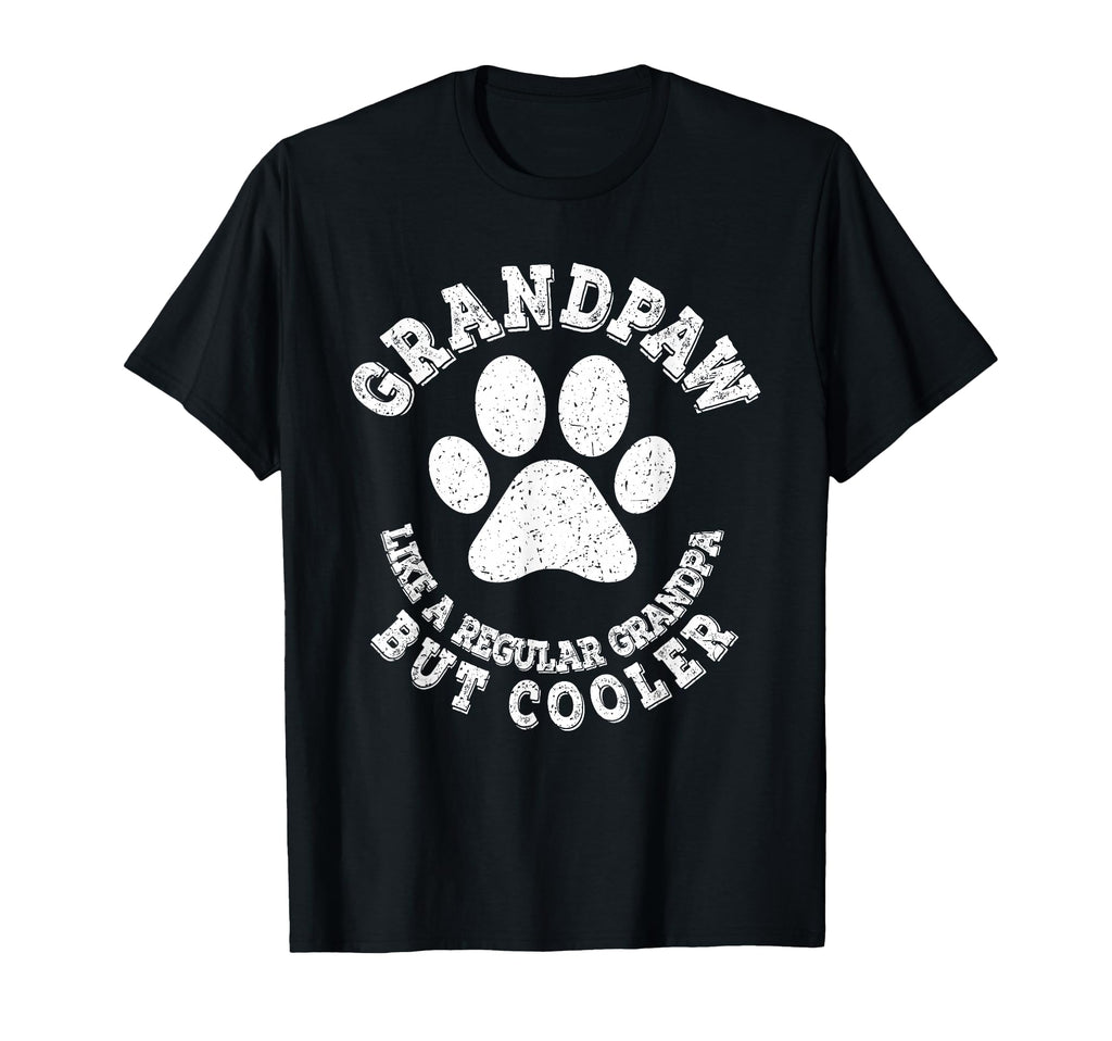 Grandpaw Dog Grandpa Grandfather T-Shirt - Minimalist Print for Adults - T-Shirt, Sweatshirt, Hoodie