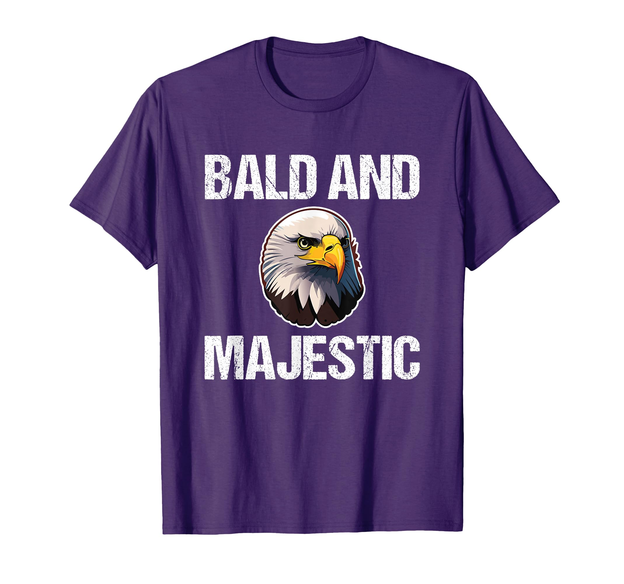Bald Majestic Funny Bald Eagle Dad T-Shirt - Fun Novelty Design for Adults - T-Shirt, Sweatshirt, Hoodie