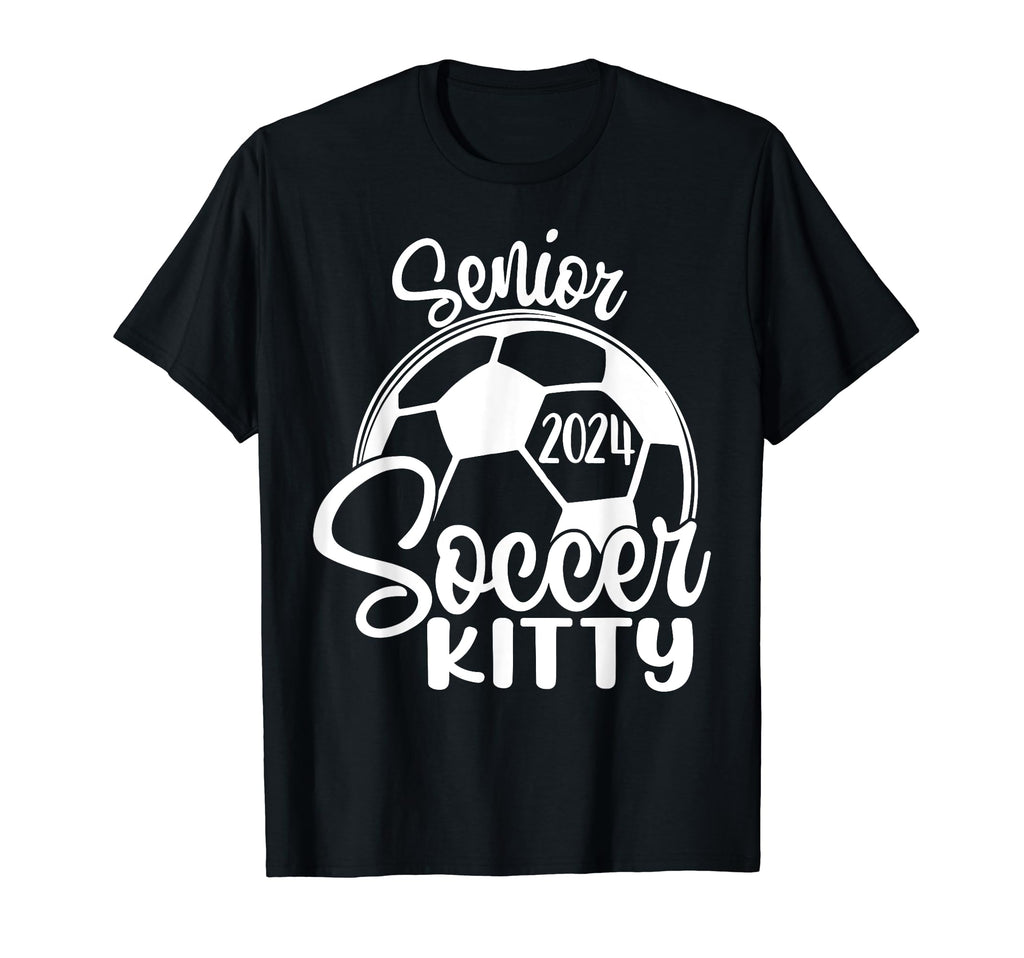 Senior Soccer Kitty 2024 Class 2024 T-Shirt - Aesthetic Graphic Men Women - T-Shirt, Sweatshirt, Hoodie