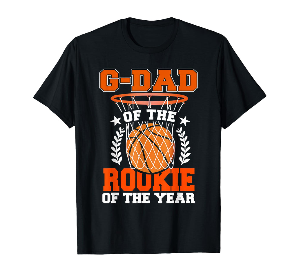 G Dad Rookie 1St Basketball Bday Theme T-Shirt - Graphic Print Unisex - T-Shirt, Sweatshirt, Hoodie