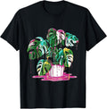 Colorful Dripping Monstera Plant Art Design - Adult & Kids T-Shirts, Sweatshirts & Hoodies apparel design preview 1