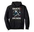 Soccer Player Galactic Power Epic Kicks Hoodie - Trendy Graphic for Adults - T-Shirt, Sweatshirt, Hoodie