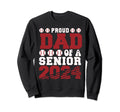 Proud Dad Baseball Senior 2024 Sweatshirt - Trendy Graphic for Adults - T-Shirt, Sweatshirt, Hoodie
