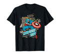 Marvel Captain America Legendary Dad T-Shirt - Trendy Graphic Unisex - T-Shirt, Sweatshirt, Hoodie