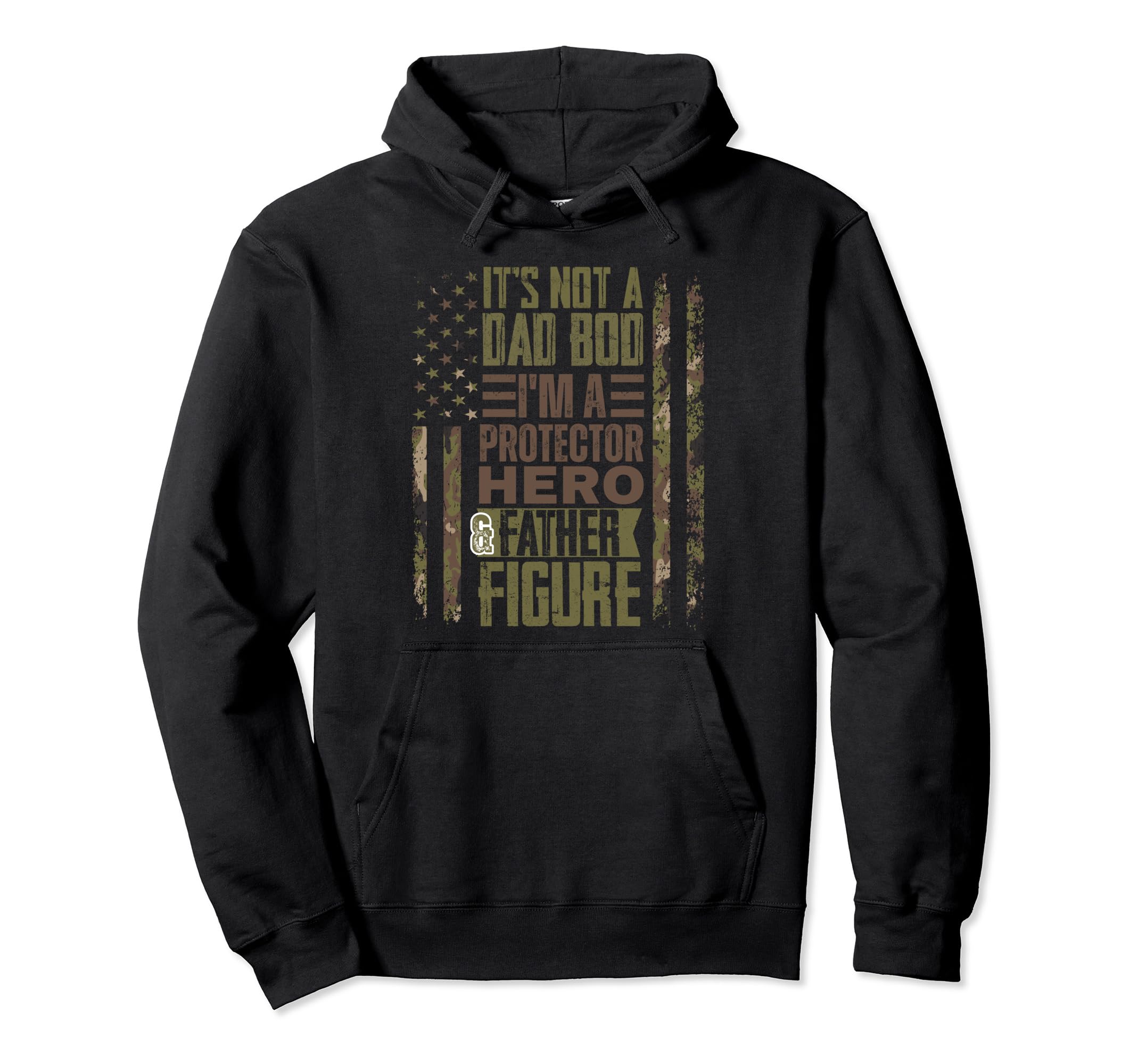 Fathers Day Dad American Flag Its Hoodie - Casual Everyday Wear Men Women - T-Shirt, Sweatshirt, Hoodie