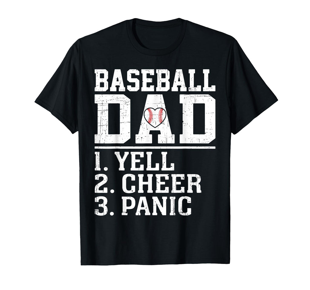Baseball Dad Parent Player Family Sports T-Shirt - Minimalist Print Unisex - T-Shirt, Sweatshirt, Hoodie