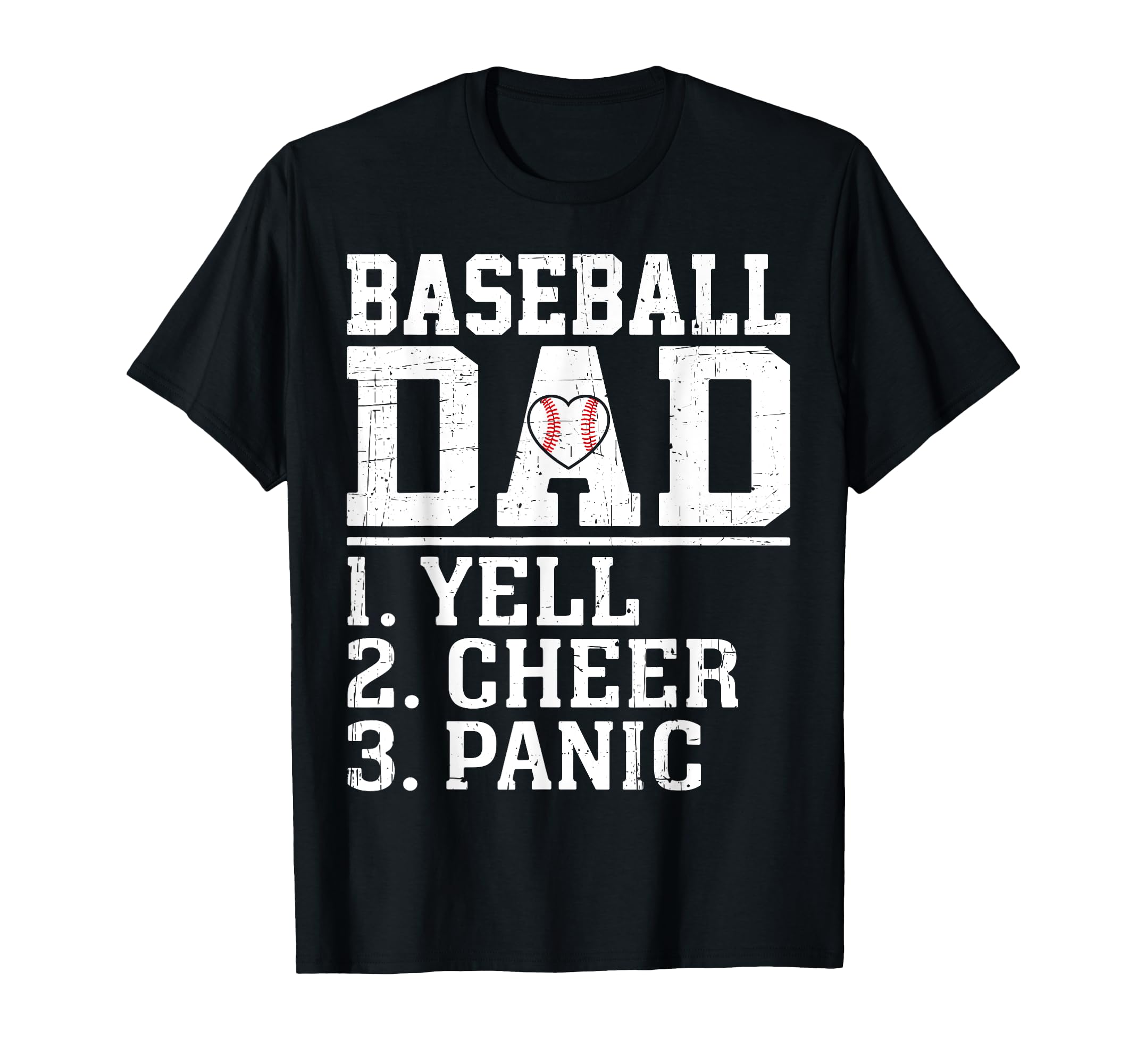 Baseball Dad Parent Player Family Sports T-Shirt - Minimalist Print Unisex - T-Shirt, Sweatshirt, Hoodie