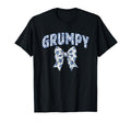 Grumpy Coquette Toile Blue Bow Floral T-Shirt - Minimalist Print Men Women - T-Shirt, Sweatshirt, Hoodie