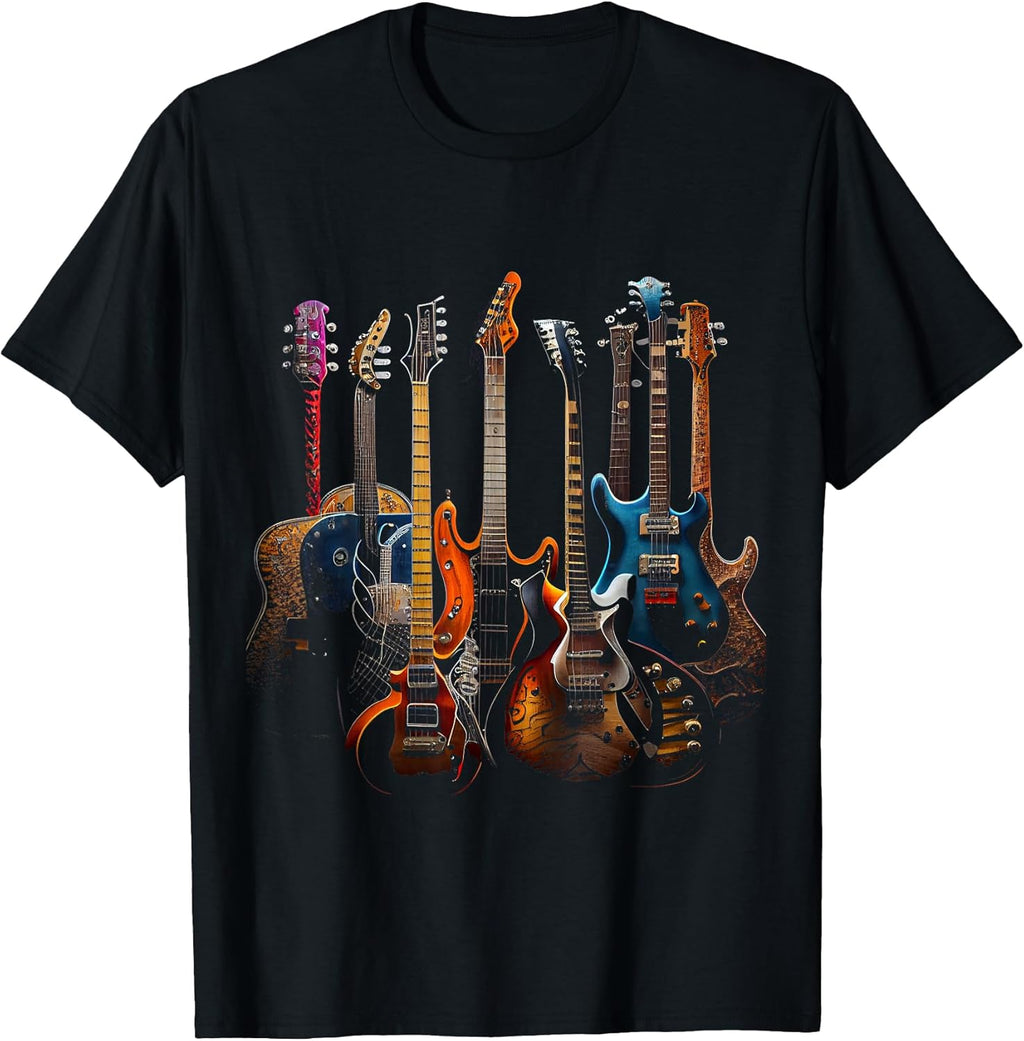 Guitar musician electric guitars player gifts - Adult & Kids T-Shirts, Sweatshirts & Hoodies apparel design preview 1