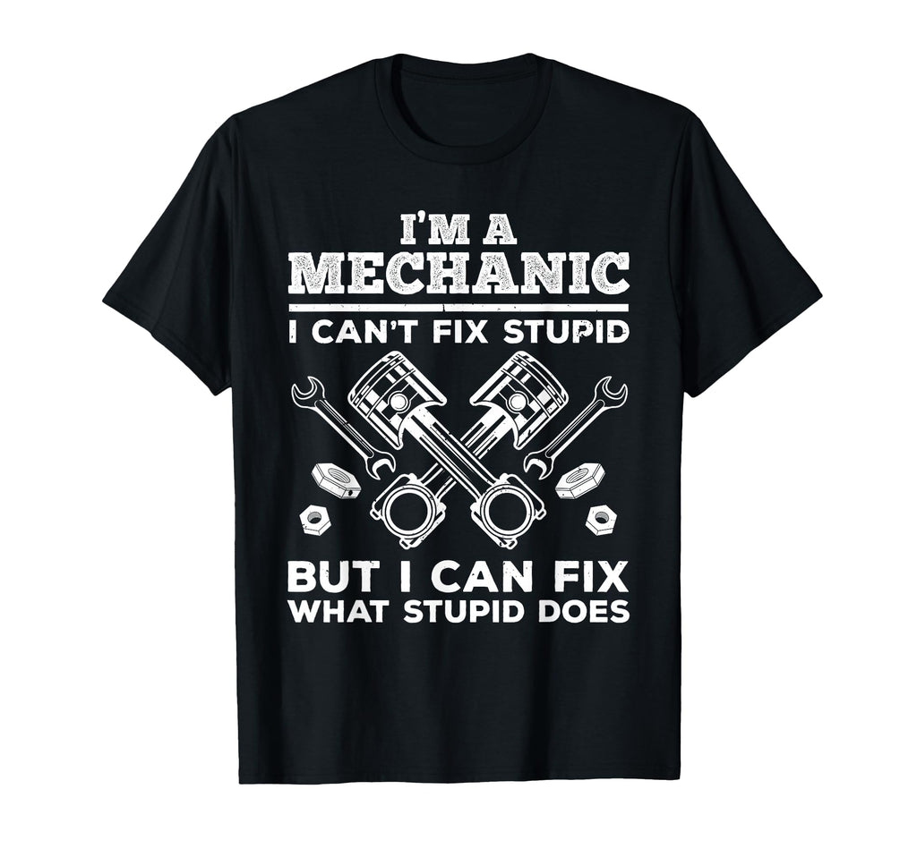 Funny Mechanic Dad Car Auto Diesel T-Shirt - Trendy Graphic Unisex - T-Shirt, Sweatshirt, Hoodie