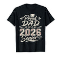 Proud Dad 2026 Senior Baseball Graduate T-Shirt - Custom Art Print Unisex - T-Shirt, Sweatshirt, Hoodie