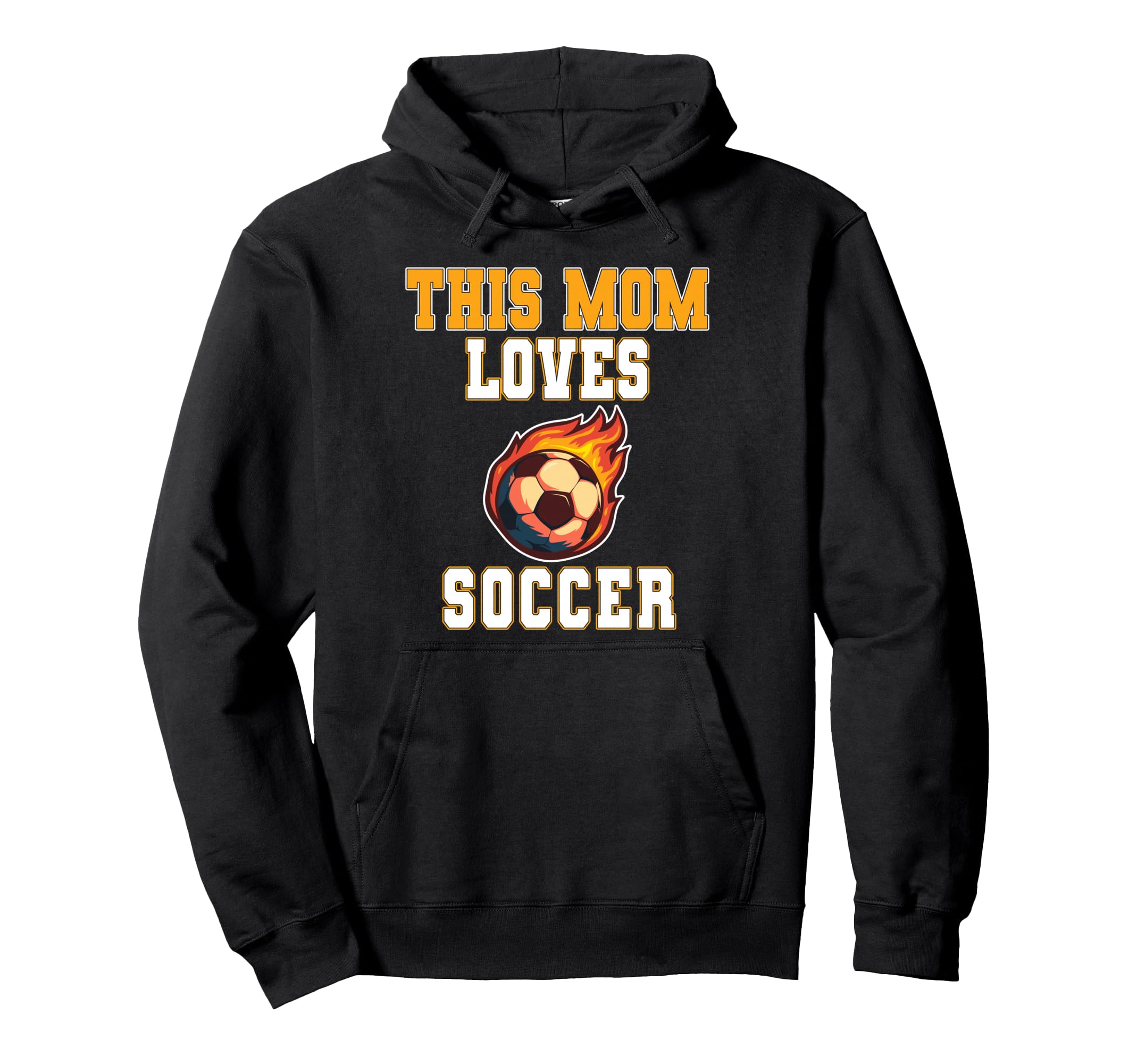This Mom Loves Soccer Game Day Sports Mom Hoodie - Unique Graphic Unisex - T-Shirt, Sweatshirt, Hoodie
