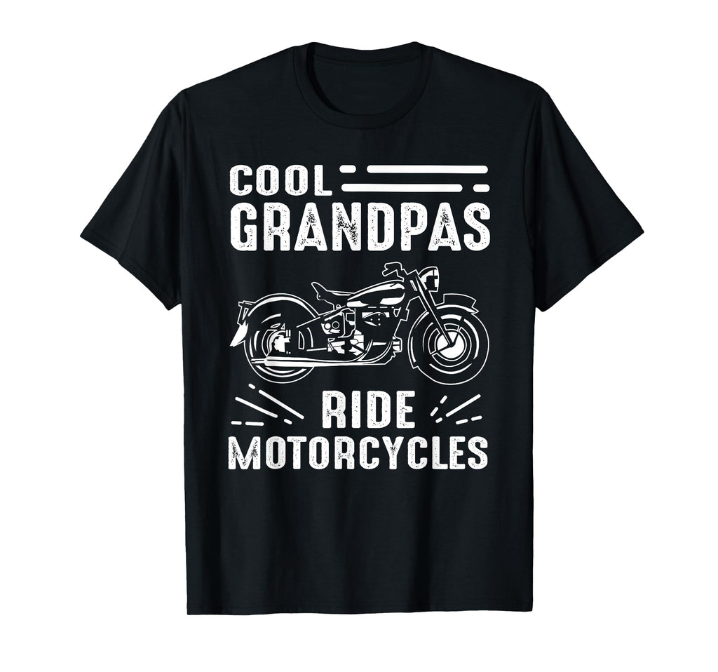 Grandpas Ride Motorcycles Funny T-Shirt - Casual Everyday Wear Men Women - T-Shirt, Sweatshirt, Hoodie