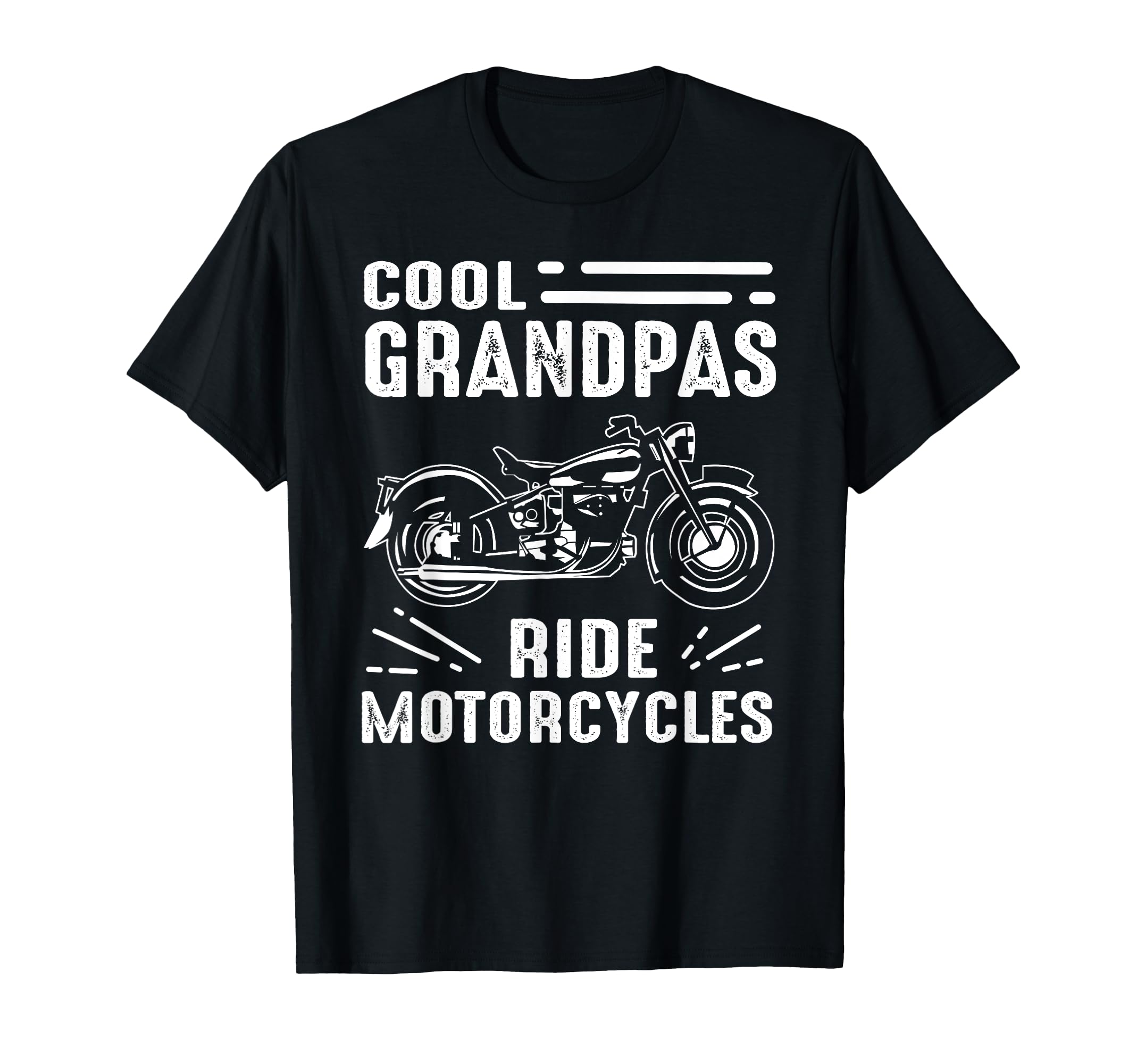 Grandpas Ride Motorcycles Funny T-Shirt - Casual Everyday Wear Men Women - T-Shirt, Sweatshirt, Hoodie