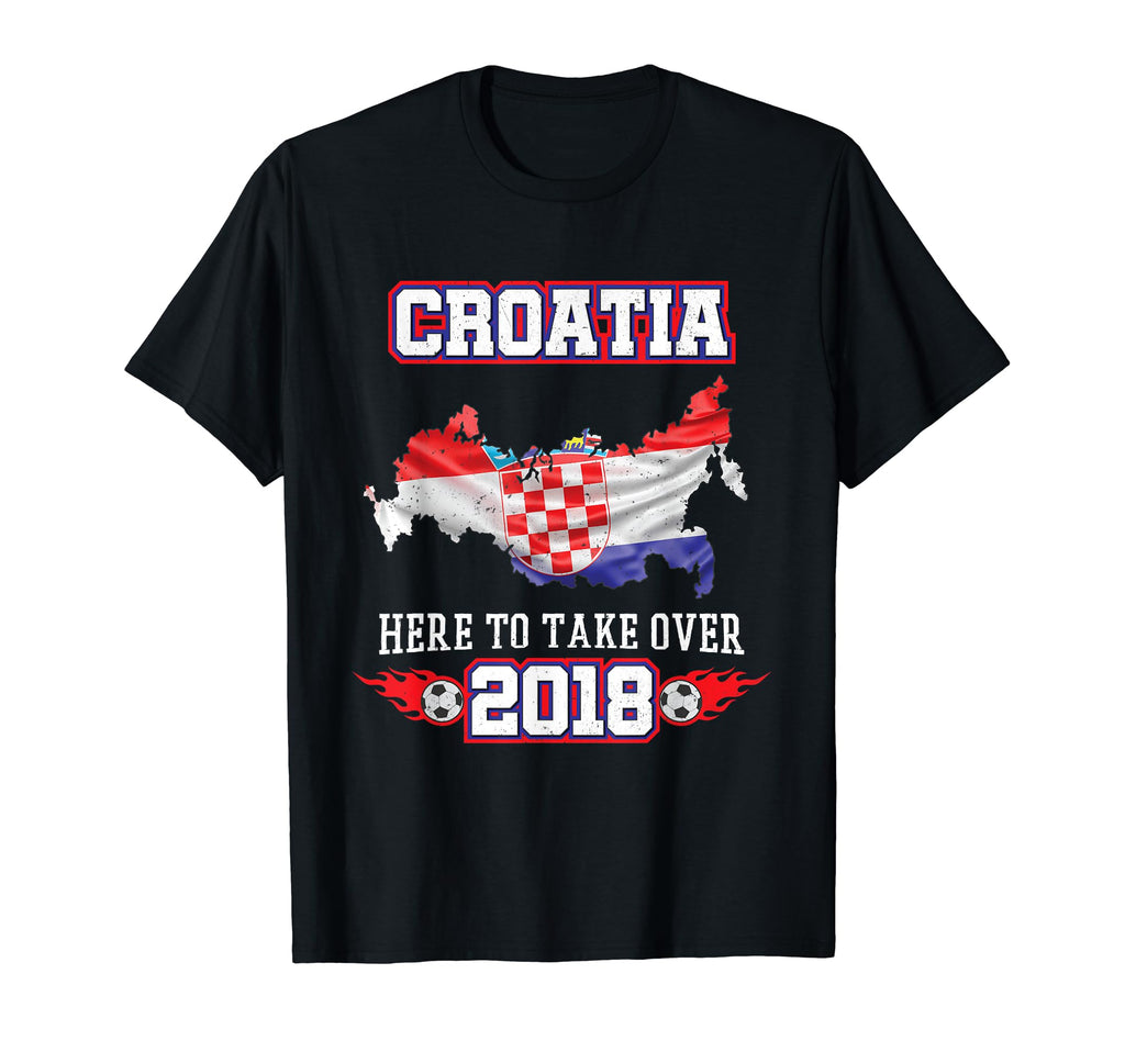 Croatia 2018 Soccer Croatian Flag T-Shirt - Streetwear Style for Adults - T-Shirt, Sweatshirt, Hoodie