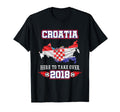 Croatia 2018 Soccer Croatian Flag T-Shirt - Streetwear Style for Adults - T-Shirt, Sweatshirt, Hoodie