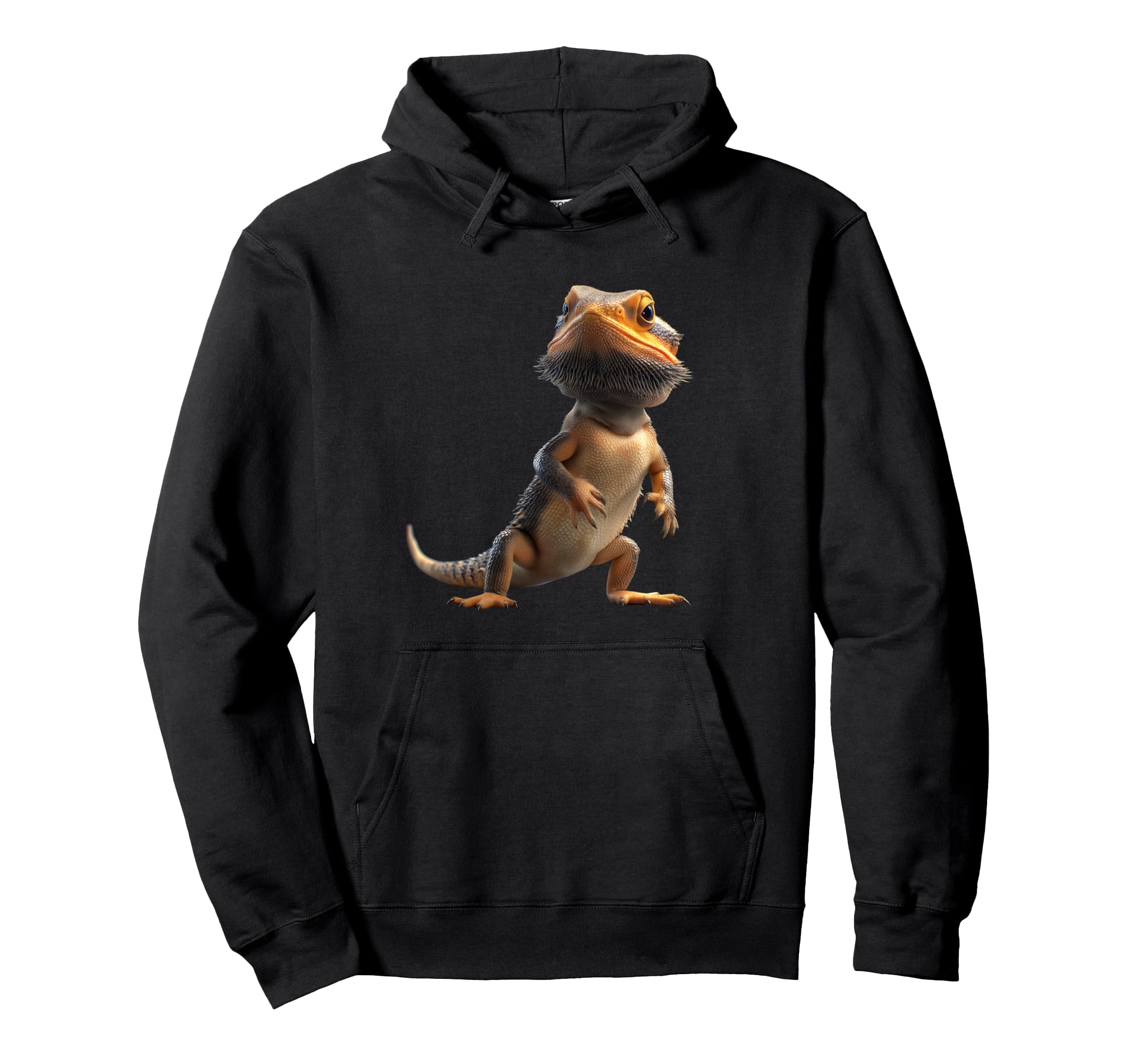 Bearded Dragon Lizard Reptiles Beardies Hoodie - Minimalist Print Unisex - T-Shirt, Sweatshirt, Hoodie