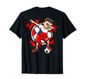 Dabbing Soccer Czech Republic T-Shirt - Custom Art Print Men Women - T-Shirt, Sweatshirt, Hoodie