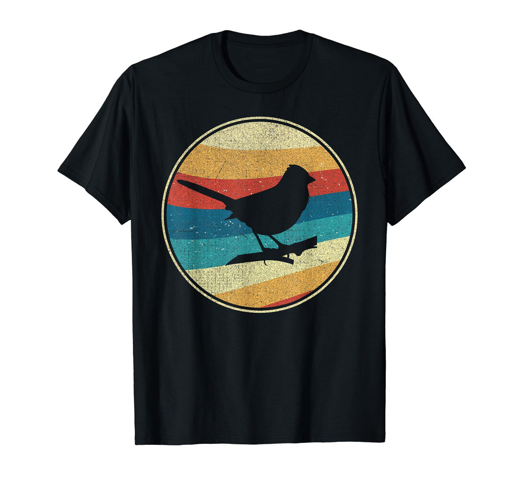 Eastern Towhee 80S 90S Distressed T-Shirt - Custom Art Print for Adults - T-Shirt, Sweatshirt, Hoodie