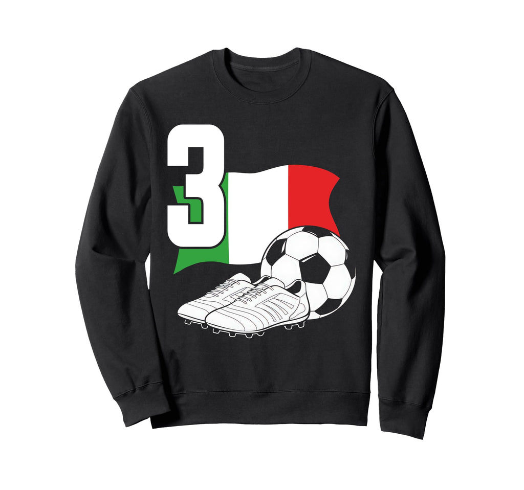 3 Soccer Birthday Gift Soccer Sweatshirt - Casual Everyday Wear for Adults - T-Shirt, Sweatshirt, Hoodie