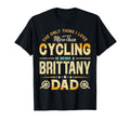 Funny Cycling Fathers Day Brittany Dad T-Shirt - Graphic Print for Adults - T-Shirt, Sweatshirt, Hoodie