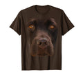 Chocolate Lab Lovers Dark Brown Dog T-Shirt - Minimalist Print for Adults - T-Shirt, Sweatshirt, Hoodie