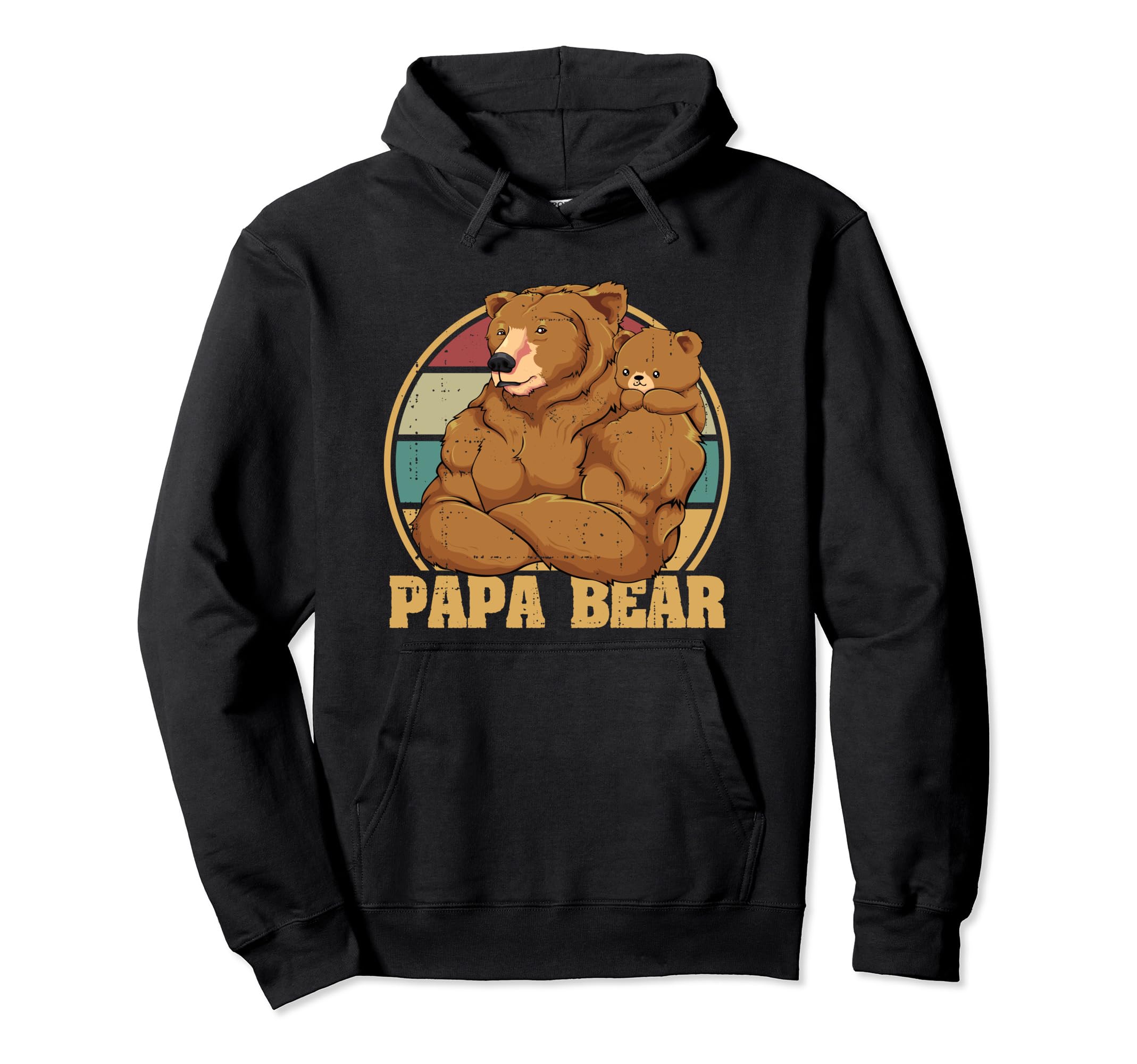 Son Bear Dad Papa Bear Fathers Day Hoodie - Novelty Apparel Men Women - T-Shirt, Sweatshirt, Hoodie