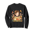 Flower Crown Funny Sweatshirt - Novelty Apparel for Adults - T-Shirt, Sweatshirt, Hoodie