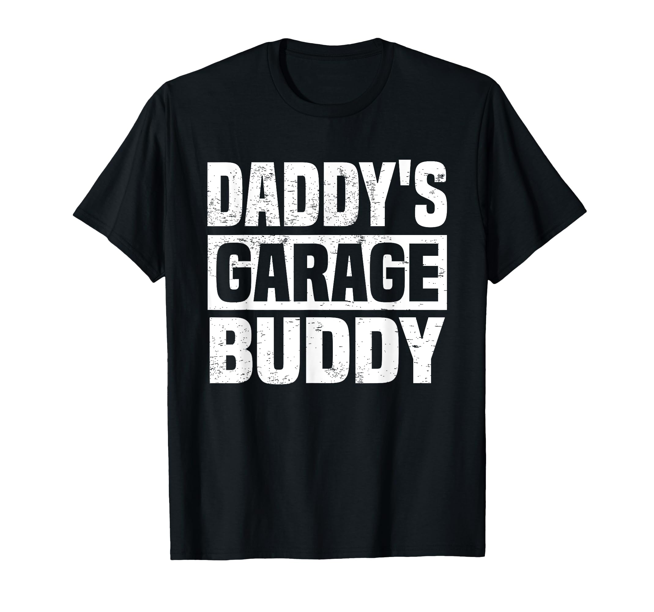 Daddys Garage Buddy Dad Car Mechanics T-Shirt - Trendy Graphic for Adults - T-Shirt, Sweatshirt, Hoodie