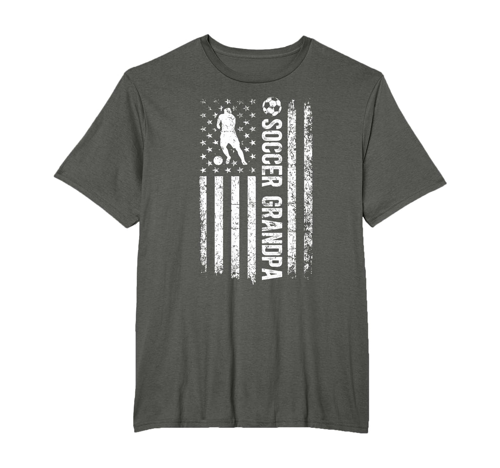 Soccer Grandpa Soccer Player T-Shirt - Casual Everyday Wear Men Women - T-Shirt, Sweatshirt, Hoodie