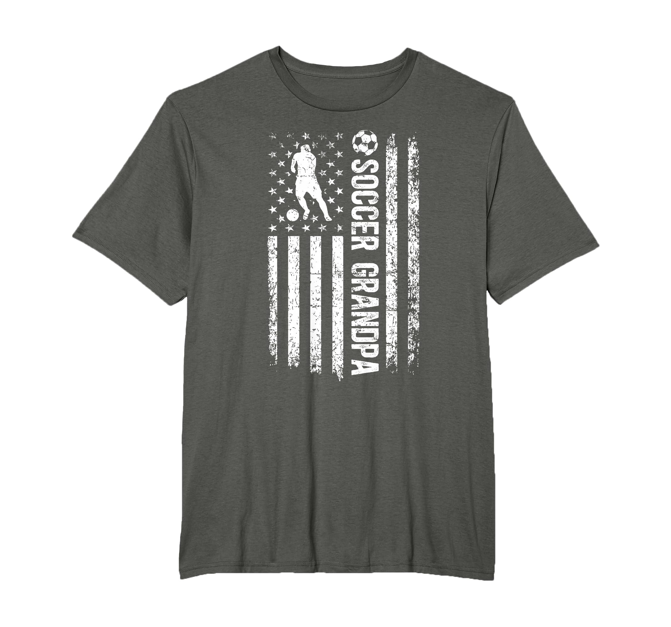 Soccer Grandpa Soccer Player T-Shirt - Casual Everyday Wear Men Women - T-Shirt, Sweatshirt, Hoodie