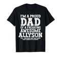 Dad Allyson Personalized Name Funny T-Shirt - Trendy Graphic Men Women - T-Shirt, Sweatshirt, Hoodie