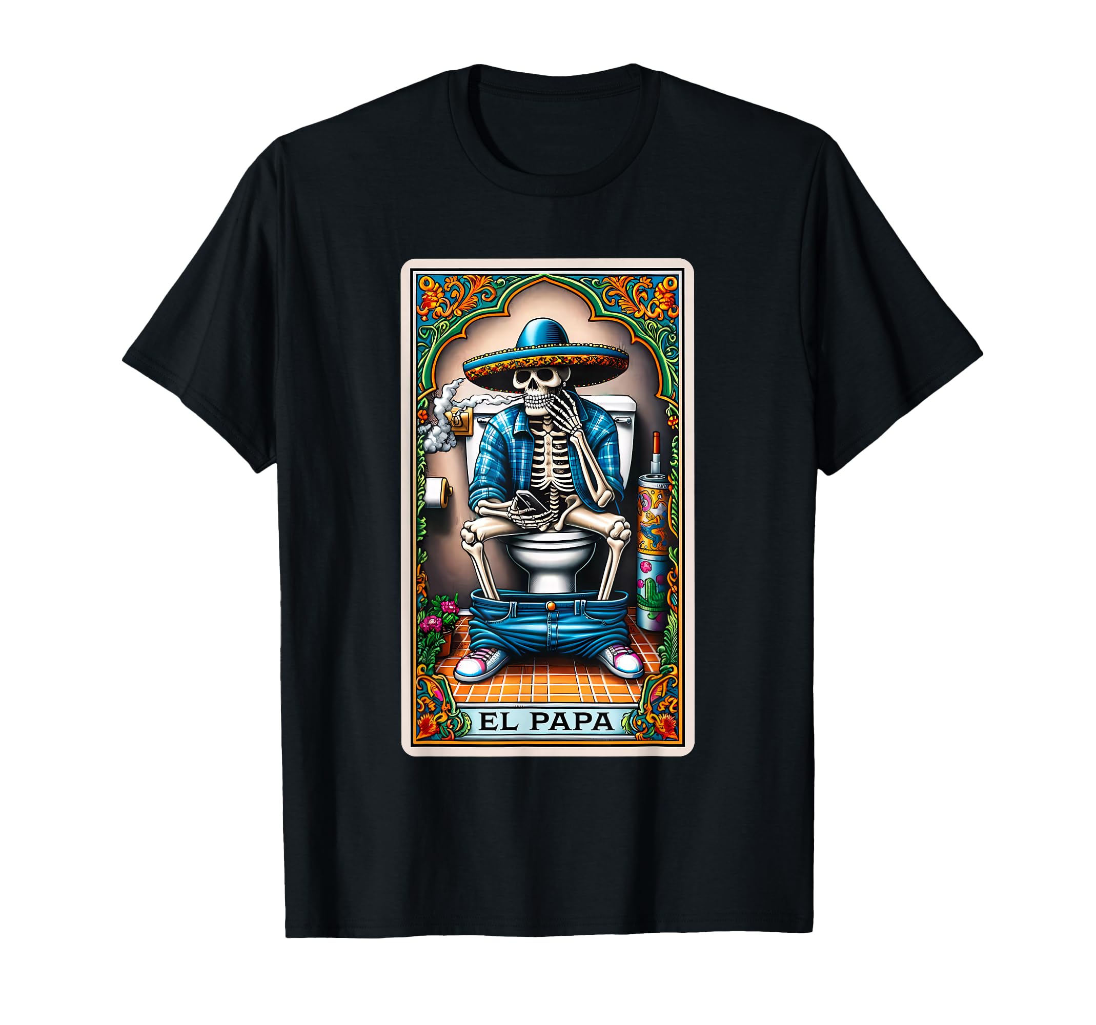 El Papa Latino Tarot Card Spanish Doing T-Shirt - Graphic Print Men Women - T-Shirt, Sweatshirt, Hoodie