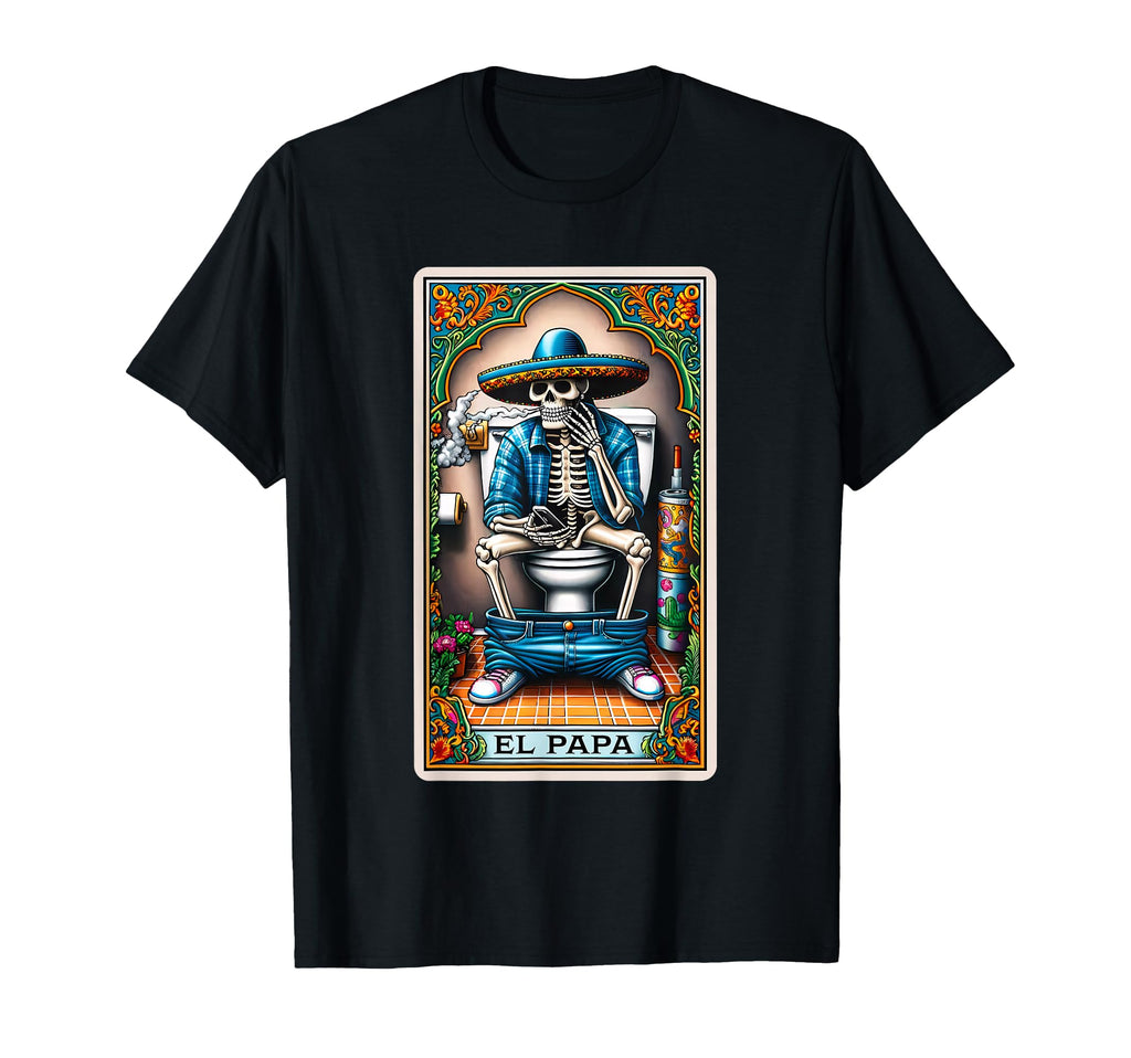 El Papa Latino Tarot Card Spanish T-Shirt - Fun Novelty Design for Adults - T-Shirt, Sweatshirt, Hoodie