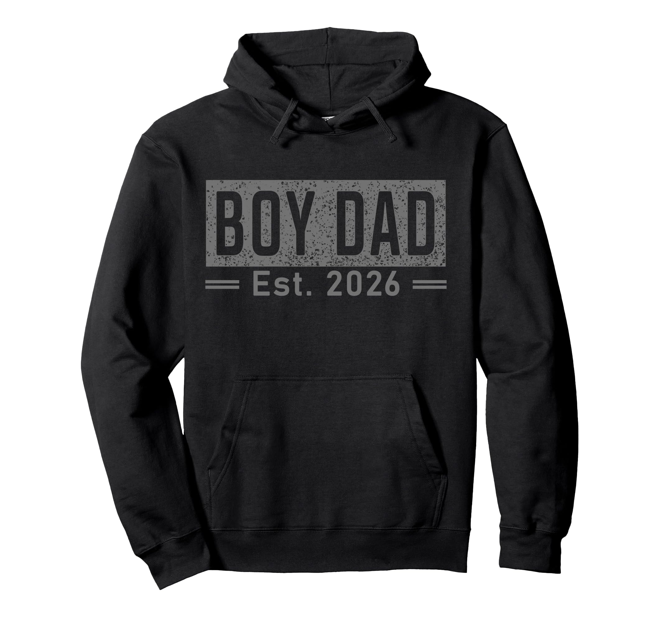 Dad Est 2026 Newborn Daddy Father Son Hoodie - Casual Everyday Wear Unisex - T-Shirt, Sweatshirt, Hoodie