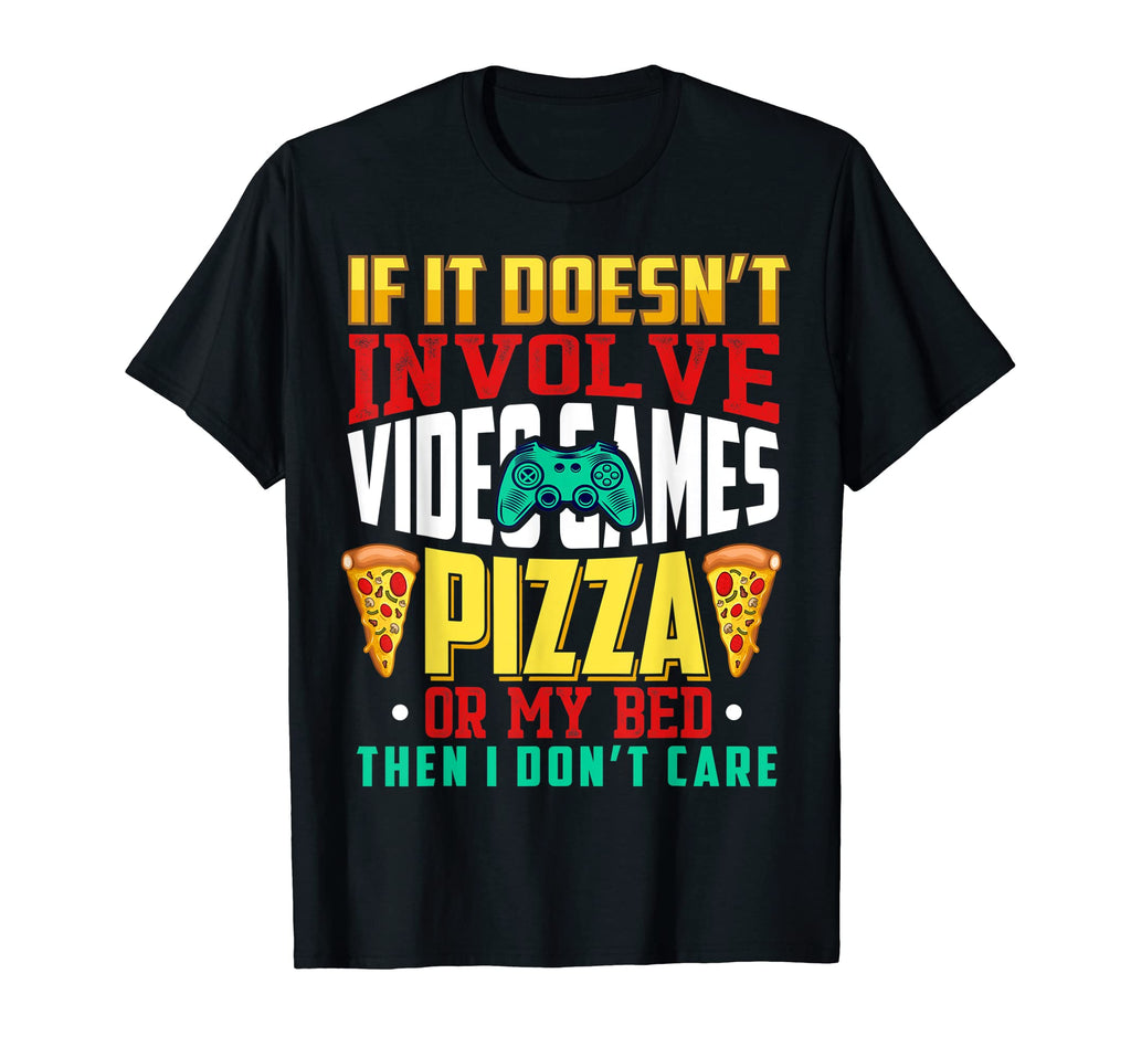 Pizza Gaming Lover Funny Gamer Dad T-Shirt - Aesthetic Graphic for Adults - T-Shirt, Sweatshirt, Hoodie